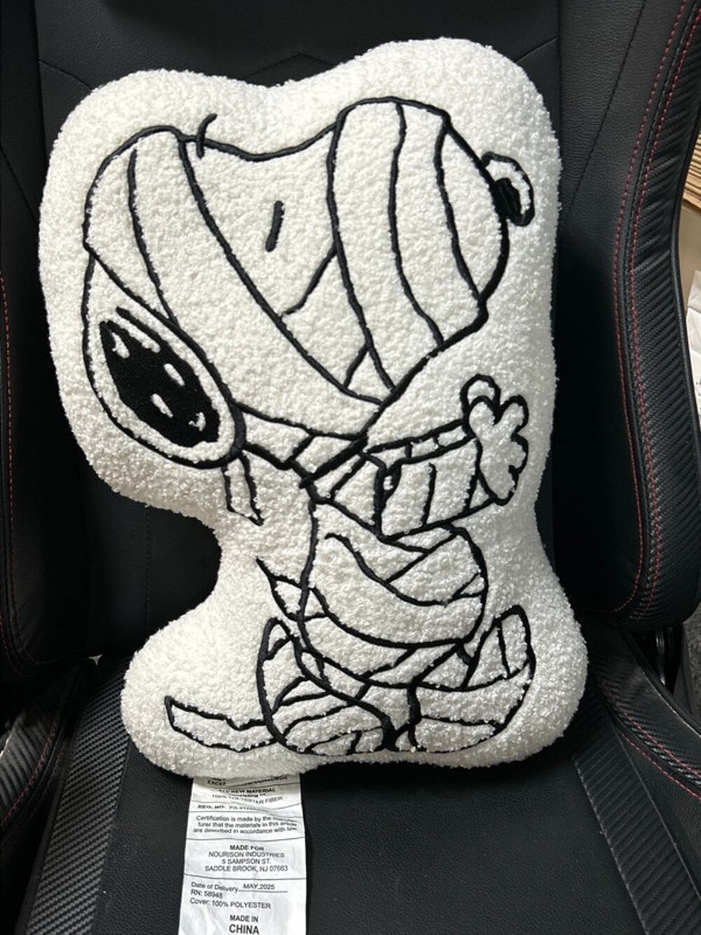 Peanuts Snoopy Mummy Throw Pillow